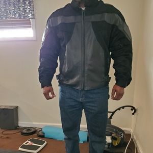 Man's black 2XL Nexgen motorcycle jacket.